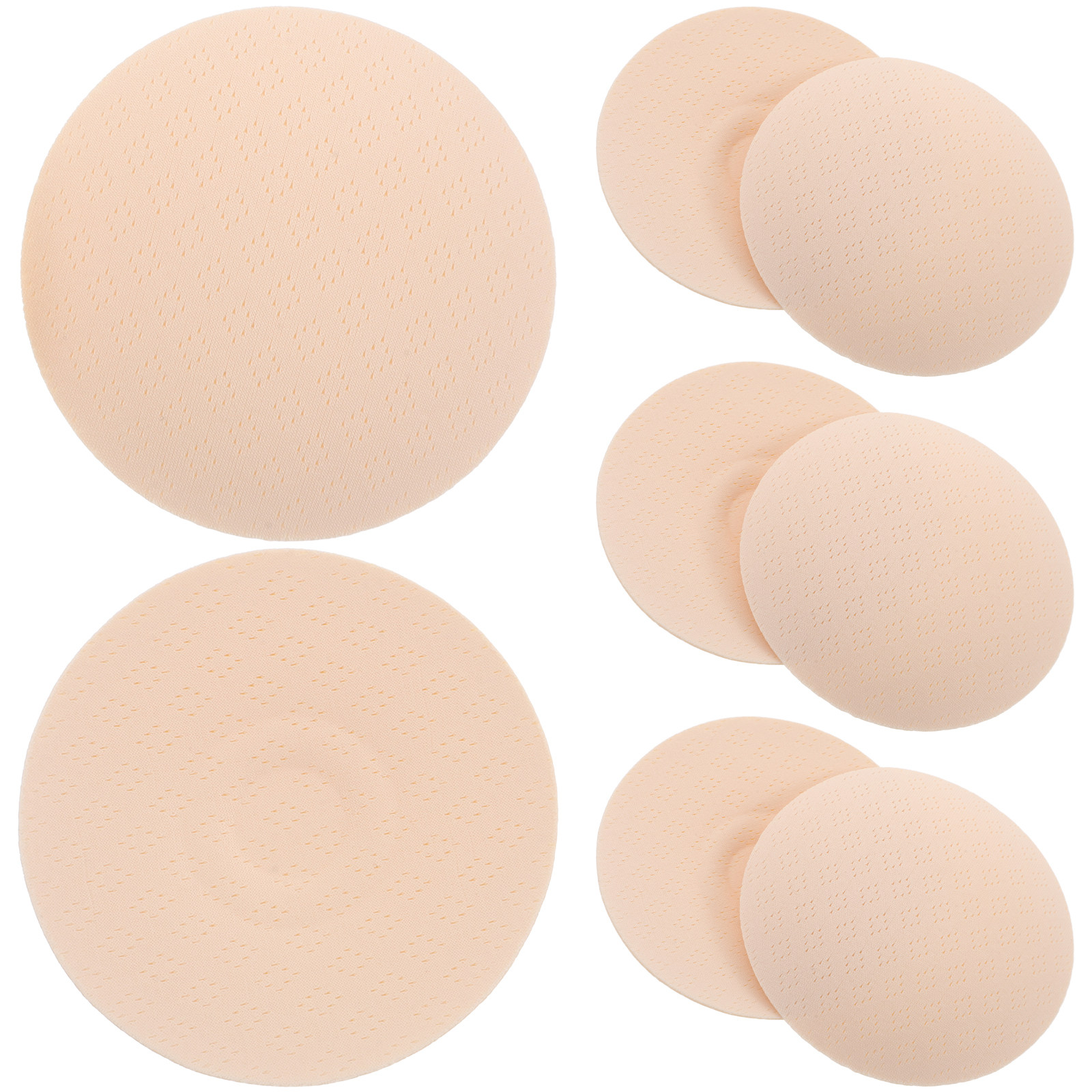 Full Cover Adhesive - 4Pairs Invisible Nipple Covers Breathable Non