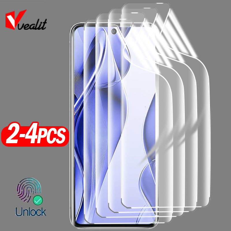Vivo V40 - 2-4pcs Full Curved Matte Soft Hydrogel