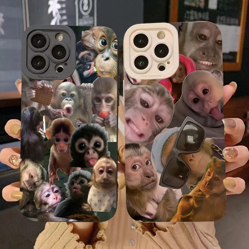 Samsung Galaxy S25 - Funny Monkey Phone Case For Samsung
