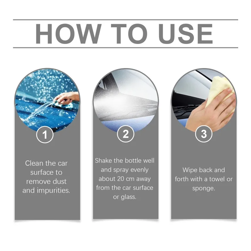30/120ML Car Nano Coating Spra - огляд і ціна Nano Liquid Coating