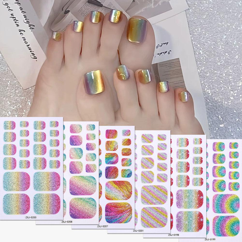 Rainbow Glitter Color Self-adh - огляд і ціна Full Cover Adhesive