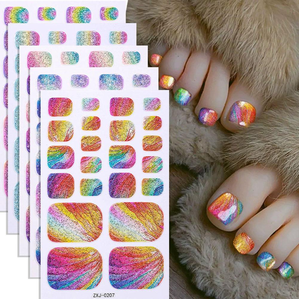 Rainbow Glitter Color Self-adh - огляд і ціна Full Cover Adhesive
